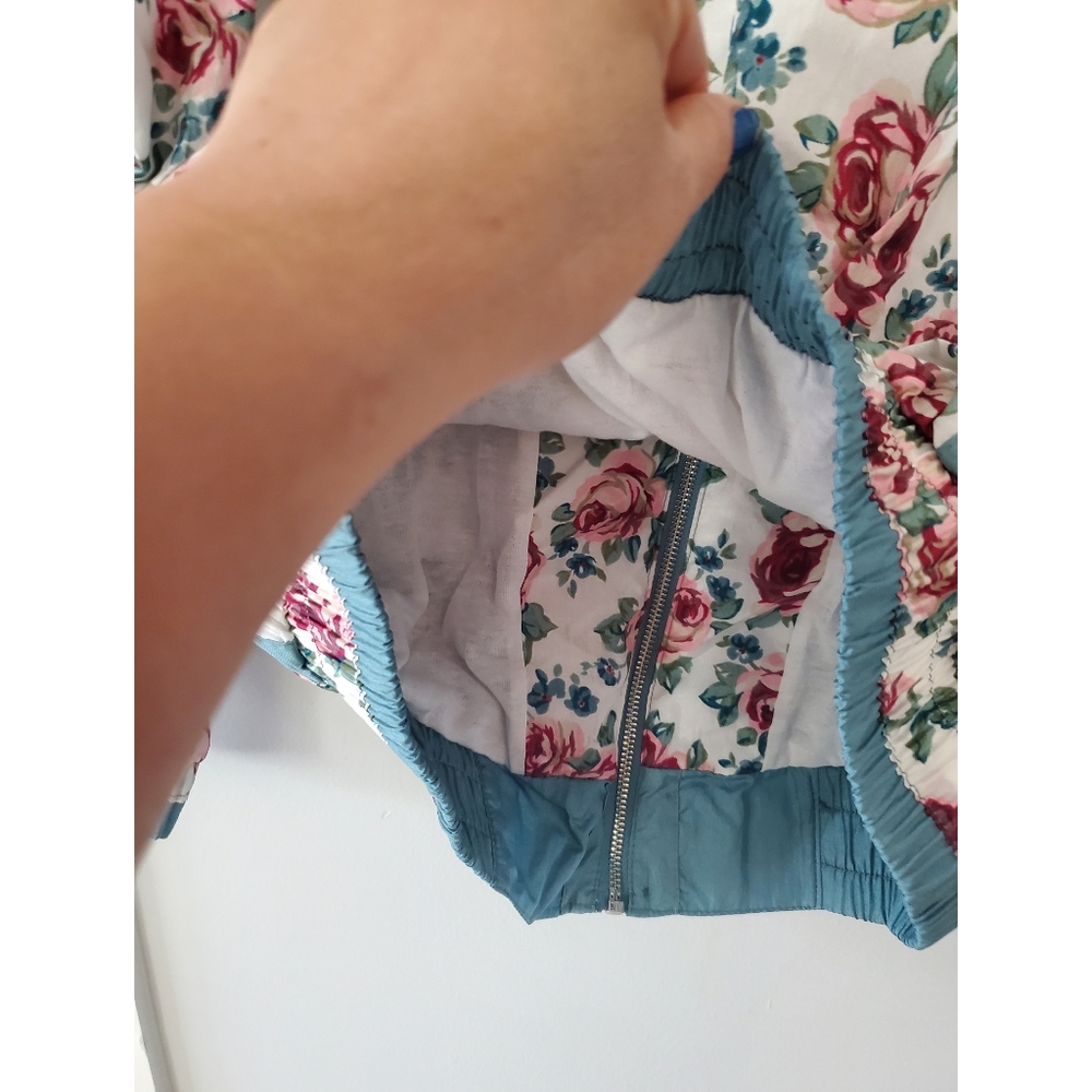 Vintage Westbound Petites Floral Windbreaker Large - Picture 8 of 10